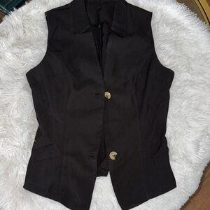 Women's Black Sleeveless top/vest